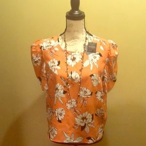 Flower printed top